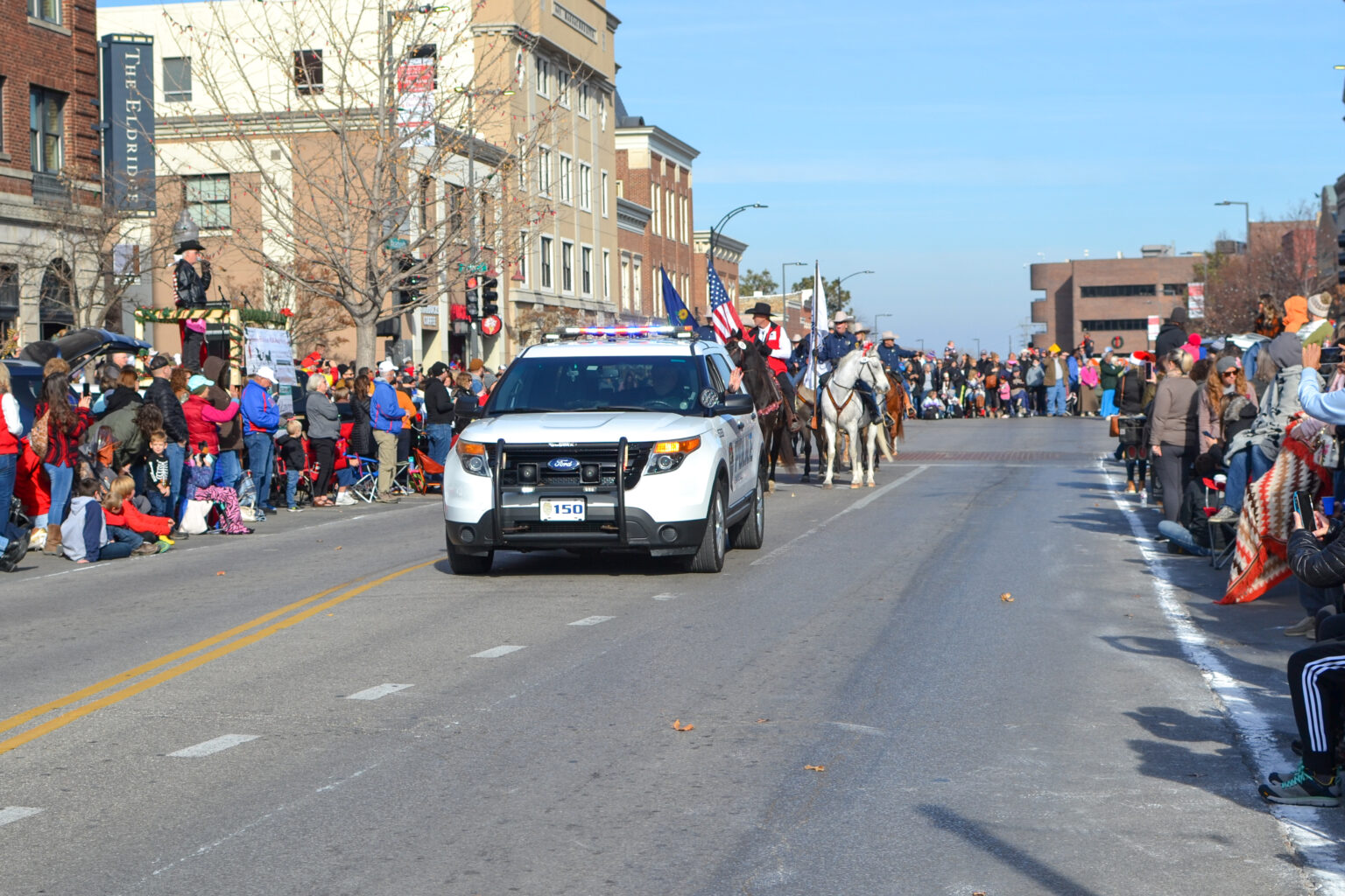 Lawrence christmas parade route